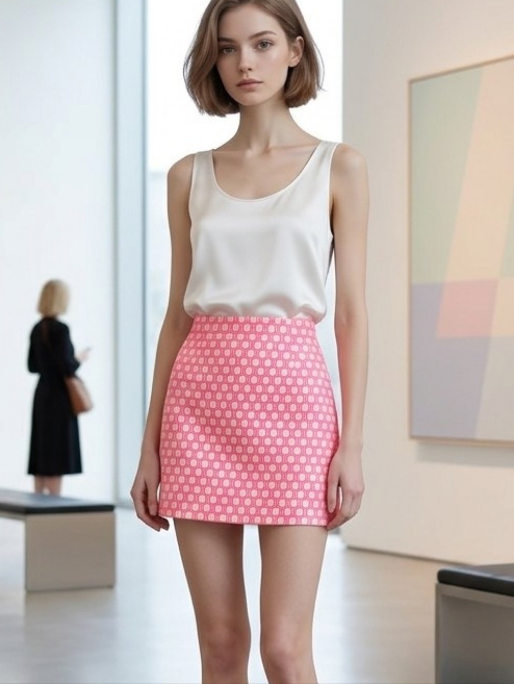 Lilly Pulitzer Women Pink Casual Skirt Size 00